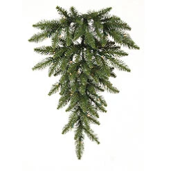 30 Inch Camdon Fir Artificial Christmas Teardrop With 35 Clear Lights