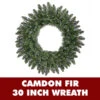 30 Inch Camdon Fir Artificial Christmas Wreath Unlit -Winter Decor Hub a861030