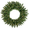 30 Inch Camdon Fir Wreath 50 LED Multi Lights 2 30 Inch Camdon Fir Wreath 50 LED Multi Lights -Winter Decor Hub a861032led
