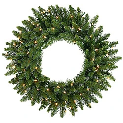 30 Inch Camdon Fir Wreath 50 LED Multi Lights 3 30 Inch Camdon Fir Wreath 50 LED Multi Lights