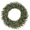 42 Inch Camdon Fir Wreath 100 DuraLit LED M5 Italian Multi Color Mini Lights -Winter Decor Hub a861044led