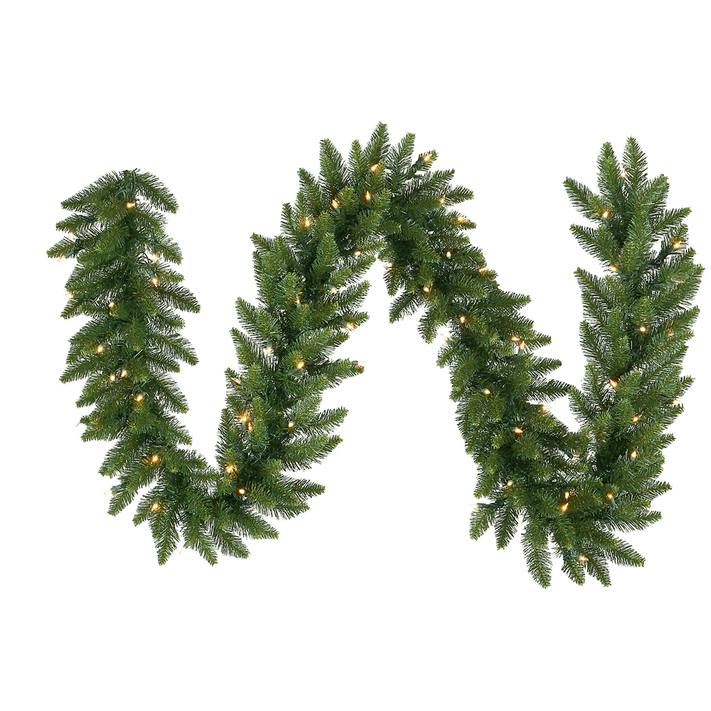9 Foot Camdon Fir Artificial Christmas Garland 20 Inch Wide 150 LED M5 Italian Warm White Mini Lights 3 9 Foot Camdon Fir Artificial Christmas Garland 20 Inch Wide 150 LED M5 Italian Warm White Mini Lights