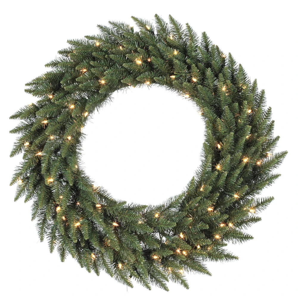 12 Foot Camdon Fir Artificial Christmas Wreath 1400 DuraLit Incandescent Clear Mini Lights 3 12 Foot Camdon Fir Artificial Christmas Wreath 1400 DuraLit Incandescent Clear Mini Lights