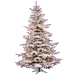 12 Foot Flocked Sierra Fir Artificial Christmas Tree 1850 DuraLit Clear Lights 3 12 Foot Flocked Sierra Fir Artificial Christmas Tree 1850 DuraLit Clear Lights