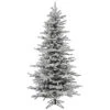 10 Foot Flocked Slim Sierra Artificial Christmas Tree Unlit 2 10 Foot Flocked Slim Sierra Artificial Christmas Tree Unlit -Winter Decor Hub a862085