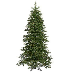 7.5 Foot Balsam Fir Artificial Christmas Tree 550 DuraLit Multi Lights