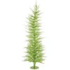 5 Foot Chartreuse Laser Artificial Christmas Tree 100 Clear Lights 1 5 Foot Chartreuse Laser Artificial Christmas Tree 100 Clear Lights -Winter Decor Hub b101151