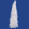 5 Foot White Whimsical Artificial Christmas Tree 100 DuraLit LED M5 Italian Warm White Mini Lights -Winter Decor Hub b142051led