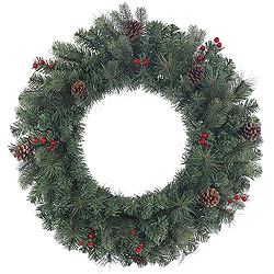 30 Inch Wesley Mixed Pine Wreath 3 30 Inch Wesley Mixed Pine Wreath