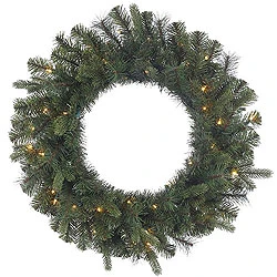 24 Inch Classic Mixed Pine Wreath 35 Clear Lights 3 24 Inch Classic Mixed Pine Wreath 35 Clear Lights