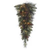30 Inch Reno Mixed Pine Artificial Christmas Teardrop With 35 Clear Lights 2 30 Inch Reno Mixed Pine Artificial Christmas Teardrop With 35 Clear Lights -Winter Decor Hub b157908