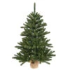 2.5 Foot Anoka Pine Artificial Christmas Tree Burlap Base Unlit -Winter Decor Hub b160430