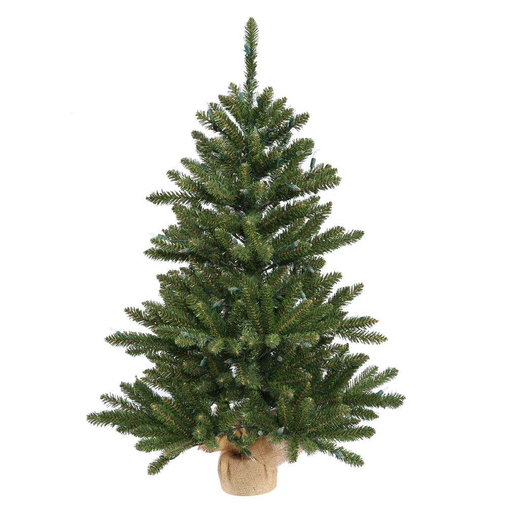 2.5 Foot Anoka Pine Artificial Christmas Tree Burlap Base Unlit 3 2.5 Foot Anoka Pine Artificial Christmas Tree Burlap Base Unlit