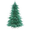 9 Foot Teal Pine Artificial Christmas Tree 1000 DuraLit LED M5 Italian Sky Blue Mini Lights 1 9 Foot Teal Pine Artificial Christmas Tree 1000 DuraLit LED M5 Italian Sky Blue Mini Lights -Winter Decor Hub b173076led