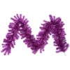 9 Foot Purple Artificial Halloween Garland 70 DuraLit Incandescent Purple Mini Lights -Winter Decor Hub b982113