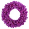30 Inch Purple Artificial Halloween Wreath 70 DuraLit LED M5 Italian Purple Mini Lights -Winter Decor Hub b982131led