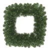 24 Inch Oregon Fir Artificial Square Wreath Unlit 1 24 Inch Oregon Fir Artificial Square Wreath Unlit -Winter Decor Hub c164824