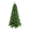 12 Foot Mixed Brussels Pine Slim Artificial Christmas Tree Unlit -Winter Decor Hub d172190