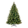 7.5 Foot Emerald Mixed Fir Artificial Christmas Tree Unlit 2 7.5 Foot Emerald Mixed Fir Artificial Christmas Tree Unlit -Winter Decor Hub dt210575