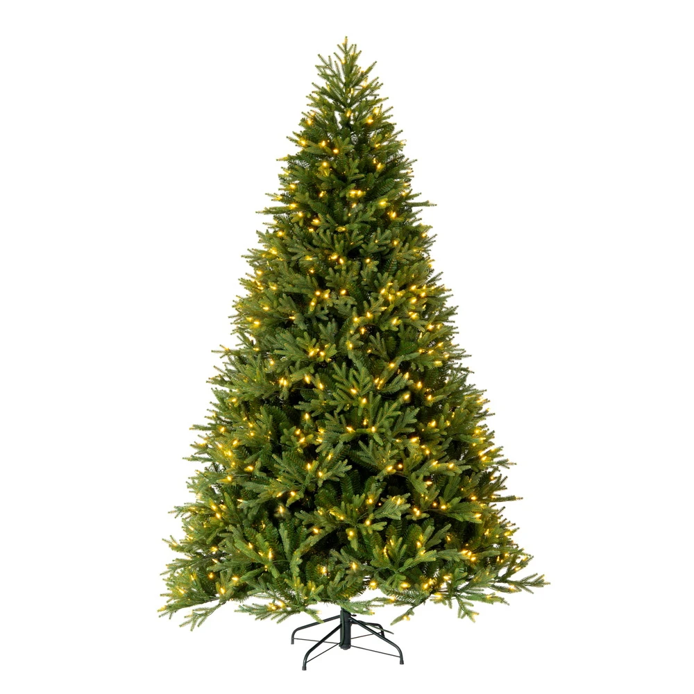 9 Foot Tiffany Fraser Fir Artificial Christmas Tree DuraLit Incandescent Clear Mini Lights 3 9 Foot Tiffany Fraser Fir Artificial Christmas Tree DuraLit Incandescent Clear Mini Lights