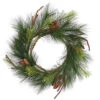 24 Inch Bavarian Pine Wreath -Winter Decor Hub e155624