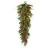 36 Inch Cibola Mixed Berry Teardrop 50 LED Warm White Lights