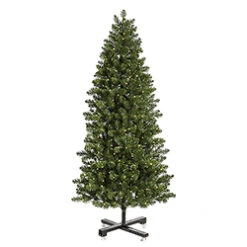 6.5 Foot Slim Grand Teton Artificial Christmas Tree 550 Clear Lights