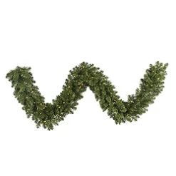 9 Foot Grand Teton Garland 100 DuraLit Clear Lights