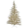 8.5 Foot Champagne Stiff Needle Artificial Christmas Tree 850 Clear Lights -Winter Decor Hub g134081