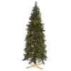 7 Foot Slim Devonshire Mixed Artificial Christmas Tree 650 Clear Lights -Winter Decor Hub g136571