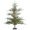 5 Foot Bed Rock Pine Artificial Christmas Tree Unlit 1 5 Foot Bed Rock Pine Artificial Christmas Tree Unlit -Winter Decor Hub g152250
