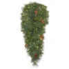 48 Inch Savannah Mixed Pine Artificial Christmas Teardrop Featuring Real Pine Cones And 100 Warm White LED Lights 2 48 Inch Savannah Mixed Pine Artificial Christmas Teardrop Featuring Real Pine Cones And 100 Warm White LED Lights -Winter Decor Hub g156409led