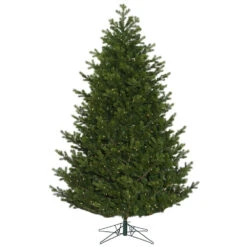 10 Foot Eagle Frasier Full Artificial Christmas Tree 1250 DuraLit LED M5 Italian Warm White Mini Lights
