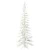 7.5 Foot Flocked Kuna Pine Artificial Christmas Tree 250 DuraLit LED M5 Italian Warm White Mini Lights -Winter Decor Hub g176376led 1000