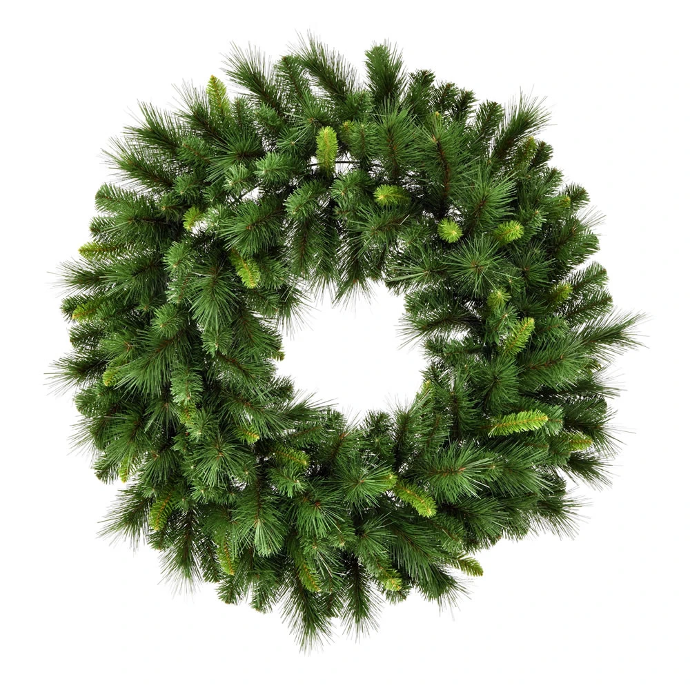 5 Foot Bangor Mixed Pine Artificial Christmas Wreath Unlit 3 5 Foot Bangor Mixed Pine Artificial Christmas Wreath Unlit
