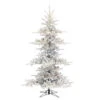 7.5 Foot Flocked Yukon Display Artificial Christmas Tree 4MM LED Warm White Seed Lights 2 7.5 Foot Flocked Yukon Display Artificial Christmas Tree 4MM LED Warm White Seed Lights -Winter Decor Hub g210376led