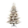 7.5 Foot Flocked Hudson Fraser Fir Artificial Christmas Tree DuraLit LED Warm White Mini Lights 2 7.5 Foot Flocked Hudson Fraser Fir Artificial Christmas Tree DuraLit LED Warm White Mini Lights -Winter Decor Hub g211276led