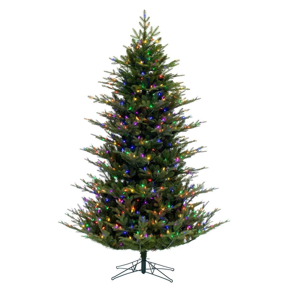 9 Foot North Shore Fraser Fir Artificial Christmas Tree DuraLit LED Multi-Colored Mini Lights 3 9 Foot North Shore Fraser Fir Artificial Christmas Tree DuraLit LED Multi-Colored Mini Lights