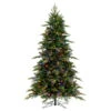 7.5 Foot Kingston Fraser Fir Artificial Christmas Tree DuraLit LED Multi-Colored Mini Lights 2 7.5 Foot Kingston Fraser Fir Artificial Christmas Tree DuraLit LED Multi-Colored Mini Lights -Winter Decor Hub g211677led