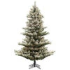 7.5 Foot Flocked Fairbanks Artificial Christmas Tree 700 DuraLit Clear Lights 2 7.5 Foot Flocked Fairbanks Artificial Christmas Tree 700 DuraLit Clear Lights -Winter Decor Hub k152276