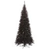 9 Foot Slim Black Artificial Halloween Tree Unlit -Winter Decor Hub k161680