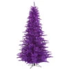 3 Foot Purple Fir Artificial Halloween Tree Unlit -Winter Decor Hub k163130