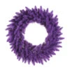 48 Inch Purple Fir Artificial Halloween Wreath Unlit -Winter Decor Hub k163248