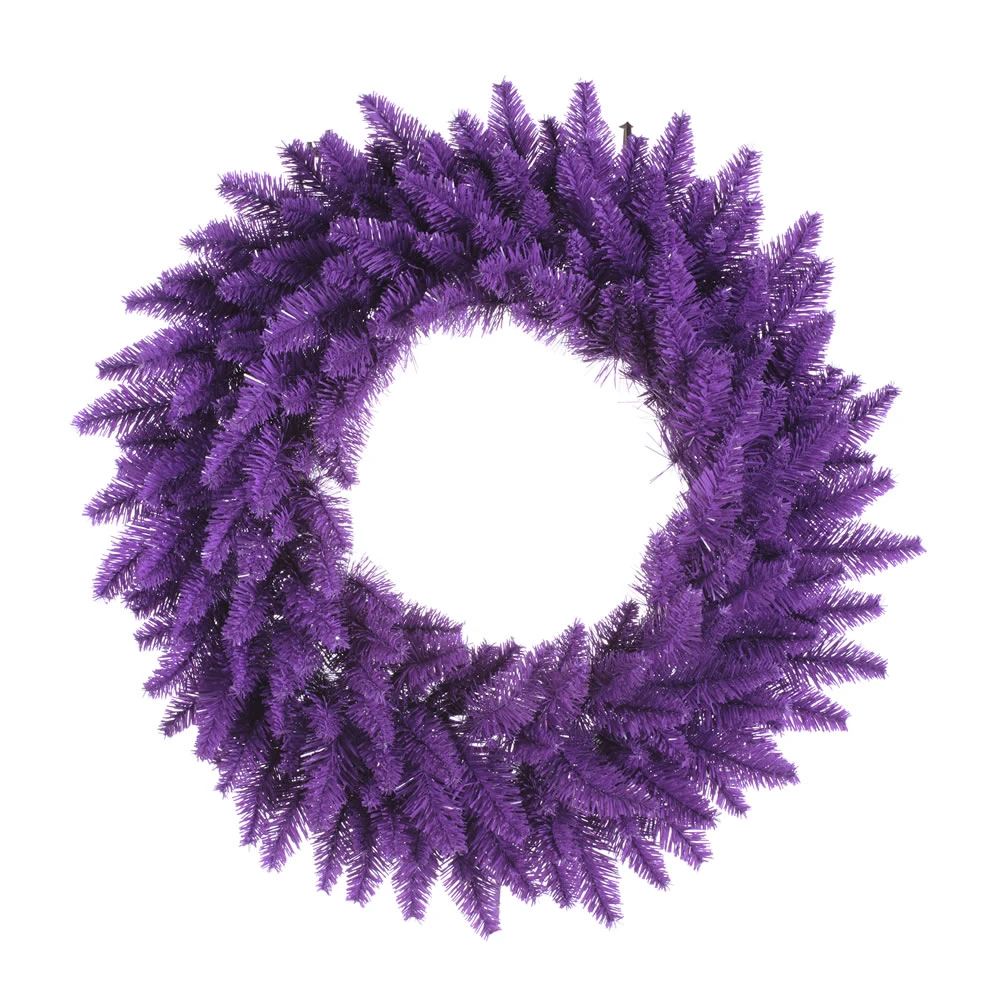 60 Inch Purple Fir Artificial Halloween Wreath Unlit 3 60 Inch Purple Fir Artificial Halloween Wreath Unlit