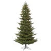 7.5 Foot Carlsbad Fir Artificial Christmas Tree 700 DuraLit Incandescent Clear Mini Lights -Winter Decor Hub k172476