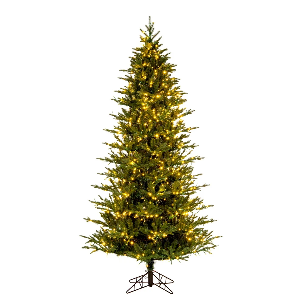 7.5 Foot Kamas Fraser Fir Artificial Christmas Tree 3MM LED Multi-Colored Light 3 7.5 Foot Kamas Fraser Fir Artificial Christmas Tree 3MM LED Multi-Colored Light