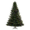 12 Foot Balsam Spruce Artificial Christmas Tree 1250 DuraLit LED Multi Color Mini Lights -Winter Decor Hub k186192led