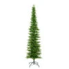 7.5 Foot Compton Pole Pine Artificial Christmas Tree 300 DuraLit LED M5 Italian Multi Color Mini Lights -Winter Decor Hub k187277led