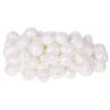 White Glitter Sequin Styrofoam Ball Assorted Sizes 2 White Glitter Sequin Styrofoam Ball Assorted Sizes -Winter Decor Hub l132201