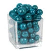 Turquoise Glitter Sequin Styrofoam Ball Assorted Sizes -Winter Decor Hub l132212